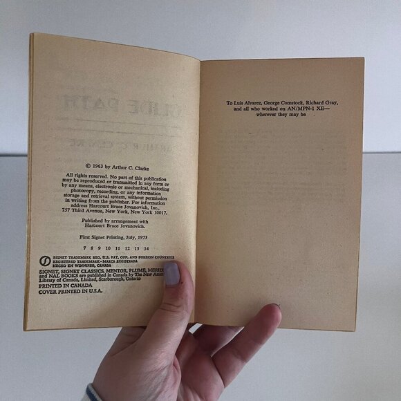 1970s Glide Path by Arthur C. Clarke Signet Paperback #451 Vintage WWII Fiction - Picture 2 of 5